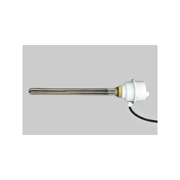 Rezistenta electrica de 6000 W, cu alimentare 400 V, pentru rezervoare de capacitate mare, fabricat din otel inoxidabil AISI316L, W097N, ELIKO