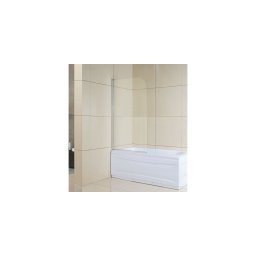 Paravan pentru cadă, cu dimensiunile 75 x 135 cm, din sticla securizată de 5 mm, transparent, GLADYS