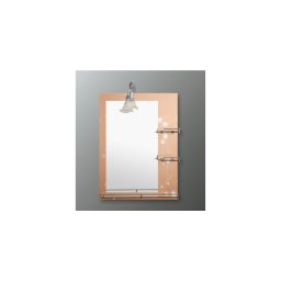 Oglinda cu spot si etajera 80x60cm GOBE