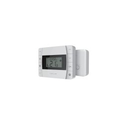 Termostat digital programabil RF 868 MHz, Salus DT500RF, montaj perete/birou, pe baterii 2xAA, anti-îngheț, algoritm ITLC, contact liber de potențial