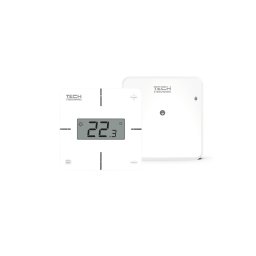 Termostat wireless Wi-Fi, TECH EU-T-2X WIFI, temperatură și umiditate, senzor pardoseală opțional, contact 230/24 V