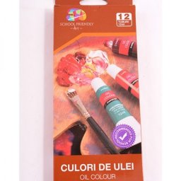 Culori ulei 12/set 12ml School Friendly