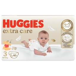 Scutece Huggies Extra Care Nr.3, 6-10 kg, 40 buc