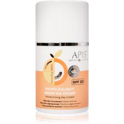 Apis Natural Cosmetics Peachy Skin crema de zi cu efect de hidratare SPF 20 50 ml