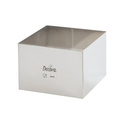 Rama Inox Patrata 15 x 15 x H 6 cm