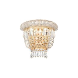 Aplică cristal Dubai Ap2, auriu-transparent, 2 becuri, 80W-E14