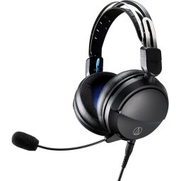 Casti ATH-GL3BK, casti gaming Over ear, Closed Back, negru, jack 3.5 mm
