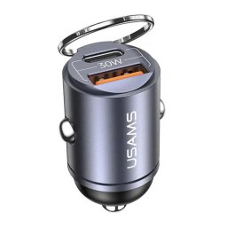 C38 US-CC206 CC206CC01 USB-A + USB-C Fast Charging 30W Gri