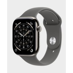 Smartwatch Watch Series 11 GPS + Cellular 46mm Natural Titanium Case with Stone Grey Sport Band - M/L