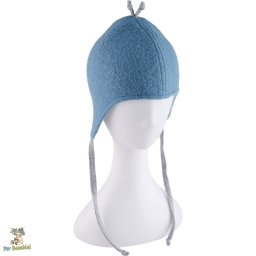 Caciula copii din lana fiarta, Culoare Blue