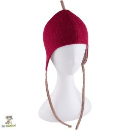 Caciula copii din lana fiarta, Culoare Fuxia