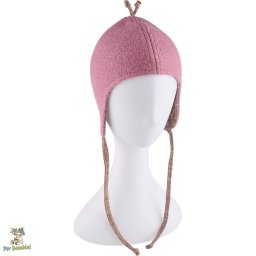 Caciula copii din lana fiarta, Culoare Old Pink