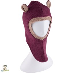 Cagulă copii din lână fiartă, Culoare Fuxia