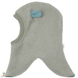 Cagula copii din lana fiarta,Culoare Dusty Green