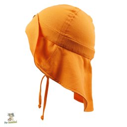 Palarie copii din in prespalat,Culoare Orange