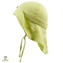 Palarie copii din in prespalat,Culoare Verde Prazuliu
