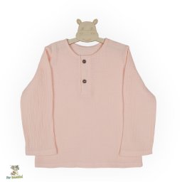 Bluză din Muselină pentru Copii ,Culoare Pink