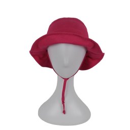 Palarie copii din in prespalat,Culoare Fucsia