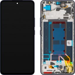 Display cu Touchscreen Oppo Reno13 FS 5G / Reno13 F, cu Rama, Albastru (Luminous Blue), Service Pack 621029000452