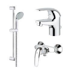SET BATERII GROHE EUROECO (LAVOAR DUS) + SET DUS TEMPESTA NEW 100 (1F)