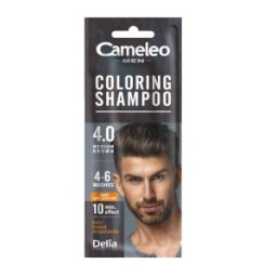 Set 7 x Sampon Nuantator Cameleo, 4.0 Brown, Barbati, 15 ml