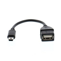Cablu Adaptor OTG USB Mama, Mini USB Tata, Well