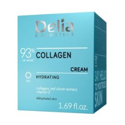 Set 2 x Crema Fata Hidratanta Delia, cu Colagen, 50 ml