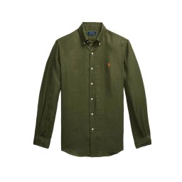 POLO RALPH LAUREN Cămaşă Pd Linen V1-Cubdppcs 710966294004 301 dark green