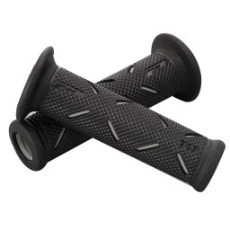 Set 2 buc. Manere Moto ATV din cauciuc antiderapant, universale, culoare Neagra