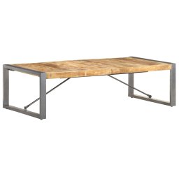 Masuta de cafea, 140 x 70 x 40 cm, lemn de mango nefinisat GartenMobel Dekor