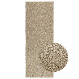 Covor ZIZUR aspect iuta, 80x200 cm, pentru interior si exterior GartenMobel Dekor