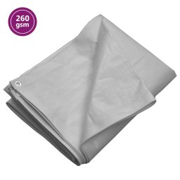 Prelata 260 g/m², gri, 3x3 m, HDPE GartenMobel Dekor