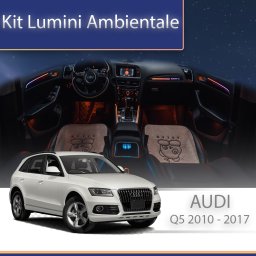 Kit lumini ambientale Audi Q5 2010-2017, control telefon si sistem original