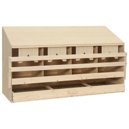 Cuibar gaini, 4 compartimente, 106 x 40 x 59 cm, lemn masiv pin GartenMobel Dekor