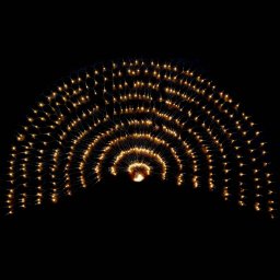 Plasa cu LED-uri Verde închis GartenMobel Dekor