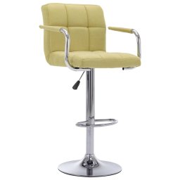 Scaun de bar, verde, material textil GartenMobel Dekor