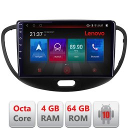 Navigatie Hyundai i10 2007-2013 Android 4GB RAM 64GB GPS 4G LTE