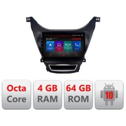 Navigatie Hyundai Elantra 2011-2013 Android 4G GPS Bluetooth DSP 4GB+64GB Resigilata