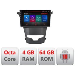 Navigatie Android SsangYong Korando 2014-2019, 4GB RAM, 64GB, 4G, resigilata