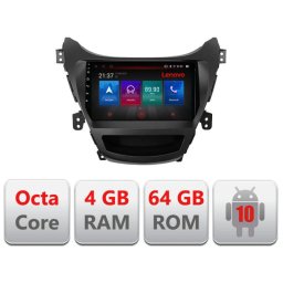Navigatie Hyundai Elantra 2013-2015 Android, GPS, 4G, 4GB RAM, 64GB
