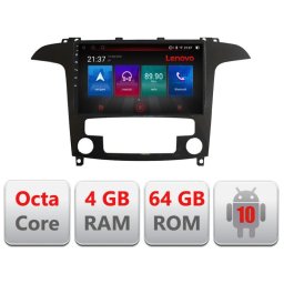 Navigatie Android Ford S-Max 2008-2012 cu 4GB RAM, 64GB, 4G si GPS