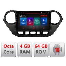 Navigatie Hyundai i10 2013-2019 Android 4G GPS Bluetooth DSP 4GB+64GB Resigilata