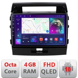 Navigatie Toyota Land Cruiser 2008-2015 Android QLED 4GB+64GB CarPlay