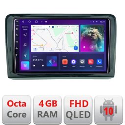 Navigatie auto VW Android cu ecran QLED, 4GB RAM, 64GB, CarPlay