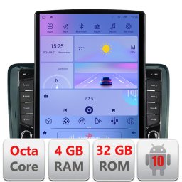 Navigatie auto VW cu ecran Tesla 9.7, Android, 4G, GPS, 4+32GB