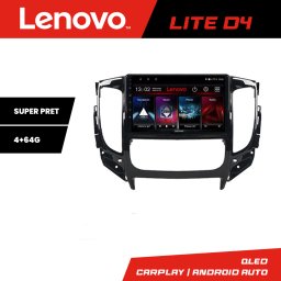 Navigatie Android Mitsubishi L200 2014-2020 Lenovo 4+64 GB cu Waze