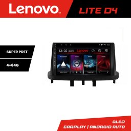 Navigatie Renault Megane 3 Lenovo Lite D4, Android 4+64 GB
