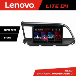 Navigatie Android Hyundai Elantra 2018+ Lenovo Lite D4 4GB+64GB