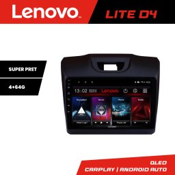 Navigatie dedicata Isuzu D-Max 2015+ Lenovo Lite D4, 4+64 GB, Android