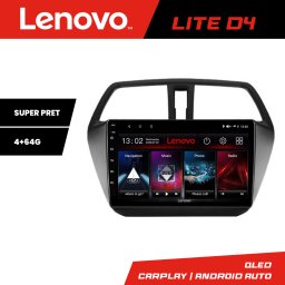 Navigatie Suzuki S-Cross Lenovo Lite D4 4+64 GB Android cu Waze si USB